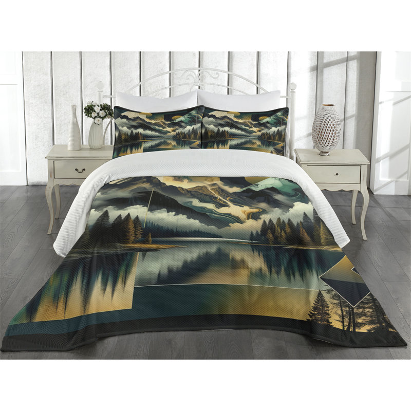 Polyester Coverlet, King Coverlet + 2 Standard Shams