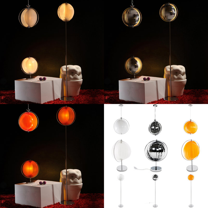 Portia 1 - Light Single Pendant, Chrome