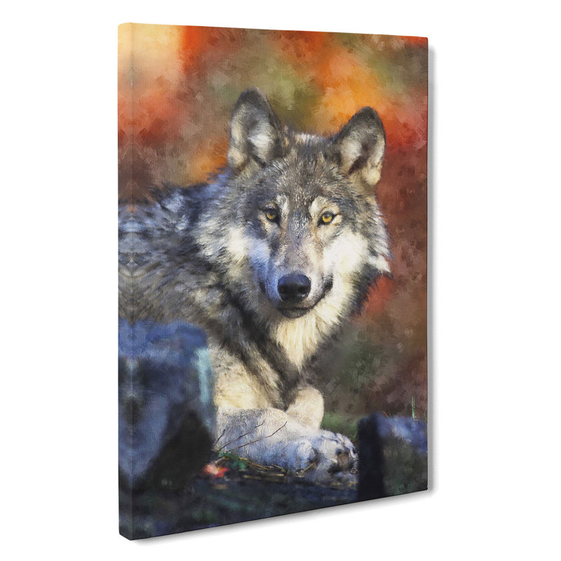 Wolf Vol.2 - Wrapped Canvas Print, 76cm H x 50cm W x 3cm D