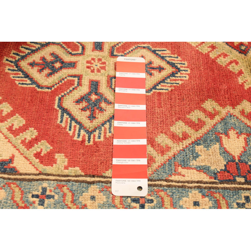 Tapis unique en laine noué à la main 4 pi 11 po x 6 pi 9 po nouvel âge Francia