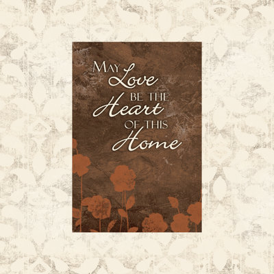 Heart Of This Home - Wrapped Canvas Print