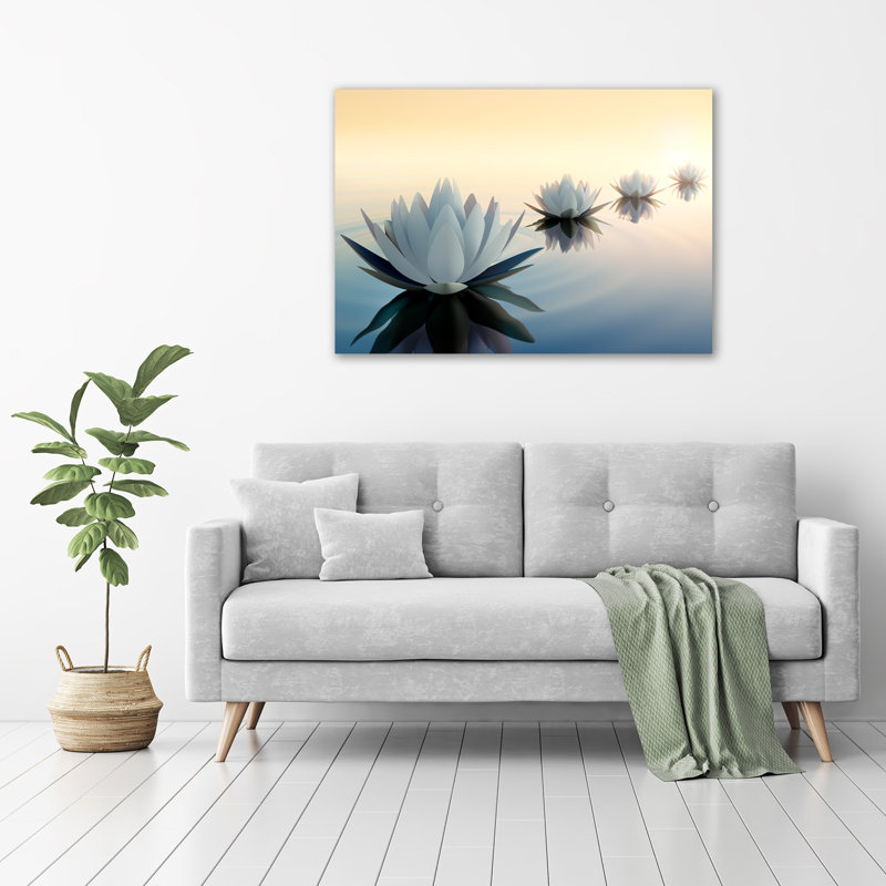 Lotus Flowers - Wrapped Canvas Print