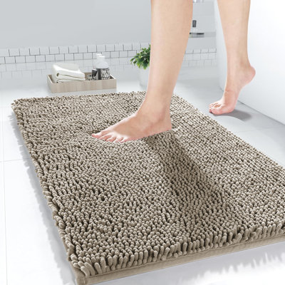 Chenille Non-Slip Non-Slip Bath Mat