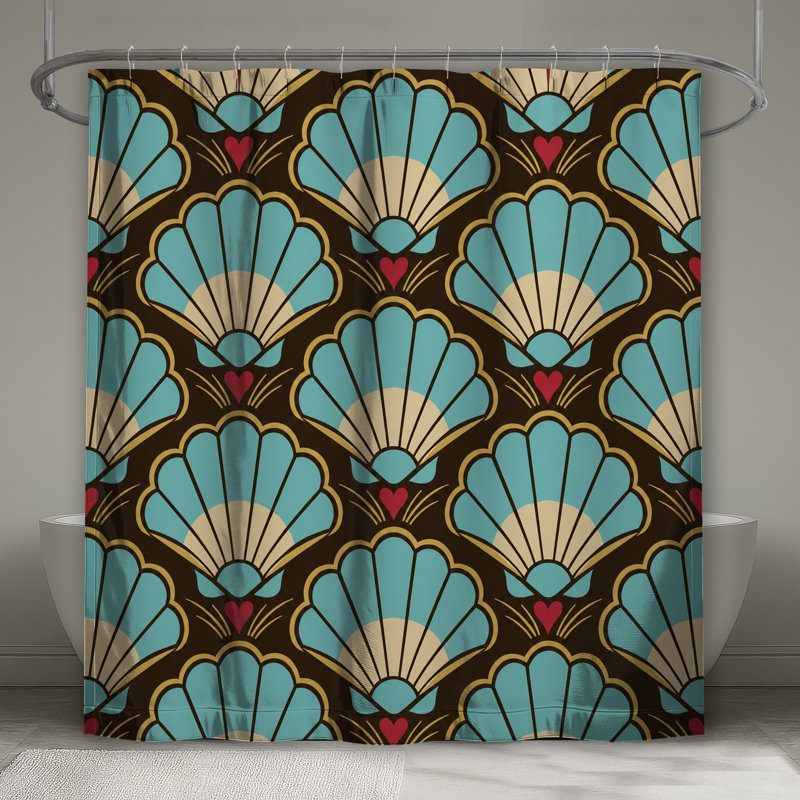 Rideaux de douche Scallop, 70in W x 84in H