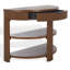 Christy Reeded Half Moon Console Table-1814622414