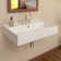 Whitehaus Collection 32" Rectangular Wall Mount Basin With Faucet Drilling Options And Overflow