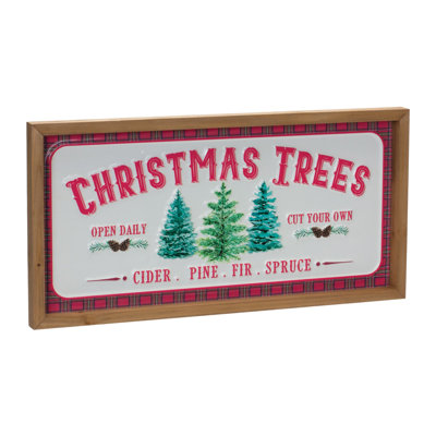 Plaque murale de Noël (ensemble de 2)