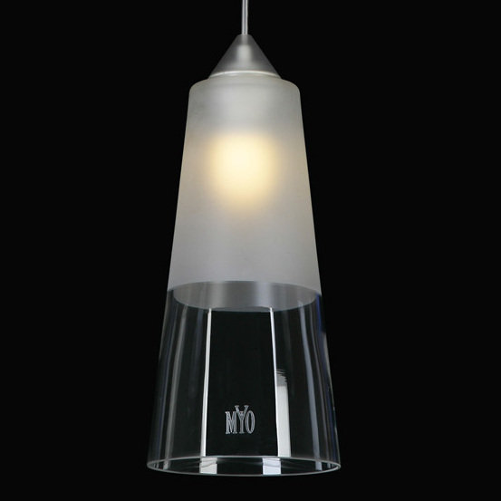 Cone 1 - Light Polished Chrome Plated Cone Pendant