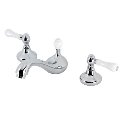 Kingston Brass KS941PL 8 To 16 In. Widespread Bathroom Faucet, Polished Chrome
