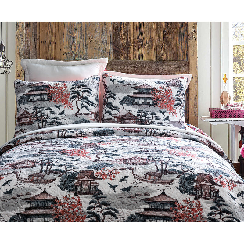 Floral Quilt Set