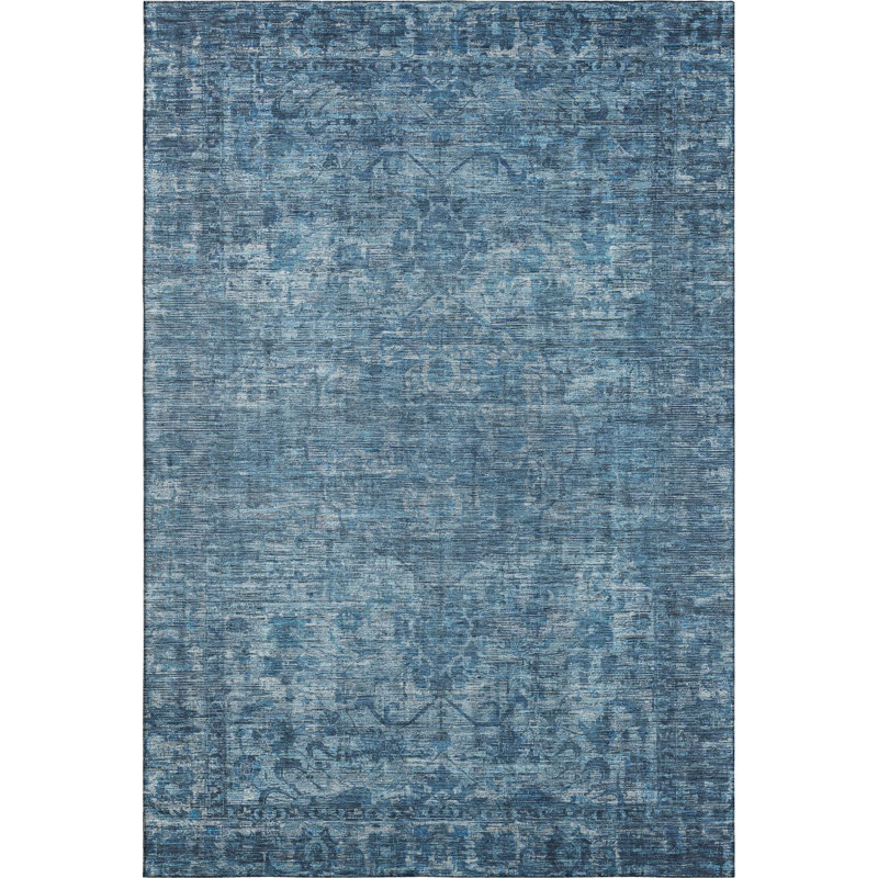 Premium Machine Washable Lubbers AMF1744 Global Rug, Rectangle 9' x 12'