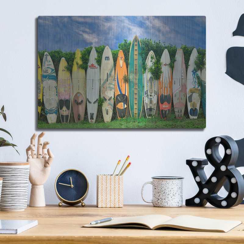 "Planches de surf" par Dennis Frates, H 12 po x l 16 po
