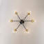 Glass Bubble Sputnik Semi Flush Chandelier -2021374445