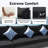 10-piece Outdoor Wicker Sectional Furniture Conversation Set With 60,000 Btu Fire Pit And Double Chaise Lounge-447109719