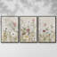 Bloomin Around - 3 pièces, reproduction encadrée sur toile-1127301636-1127301645