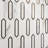 Zip 11.65'' W x 13.62'' L Marble and Brass Mosaic Tile (1.1 Sq. Ft. / Sheet)-89184685