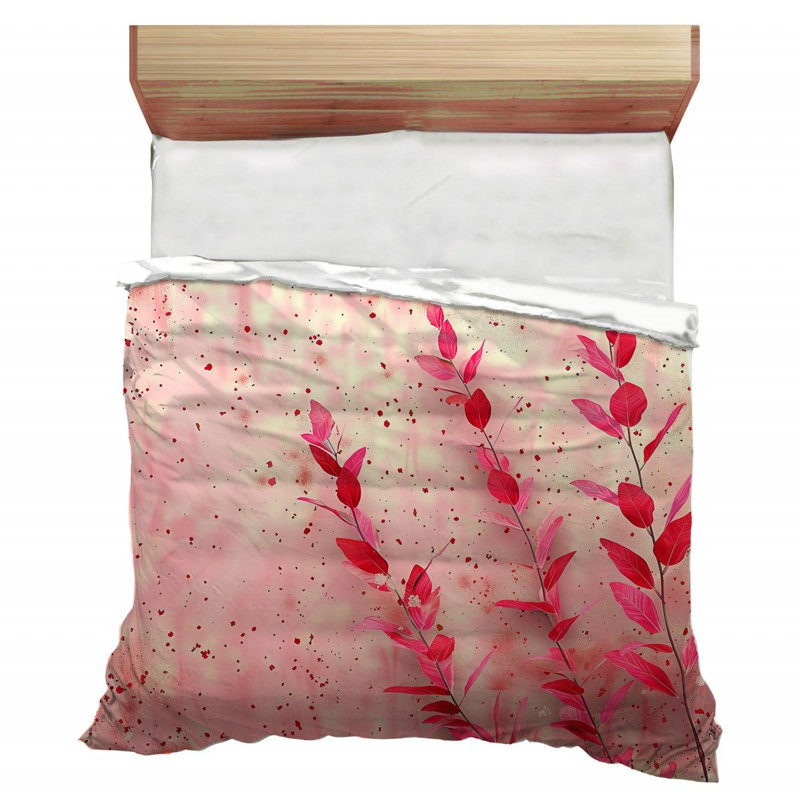 Botanical Art Bathroom Floral Comforter, Twin Comforter