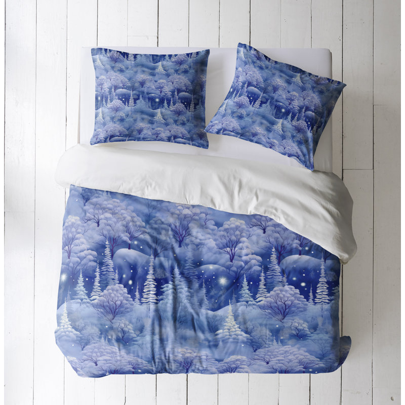 Abstract Duvet Cover, King Duvet Cover + 2 King Shams