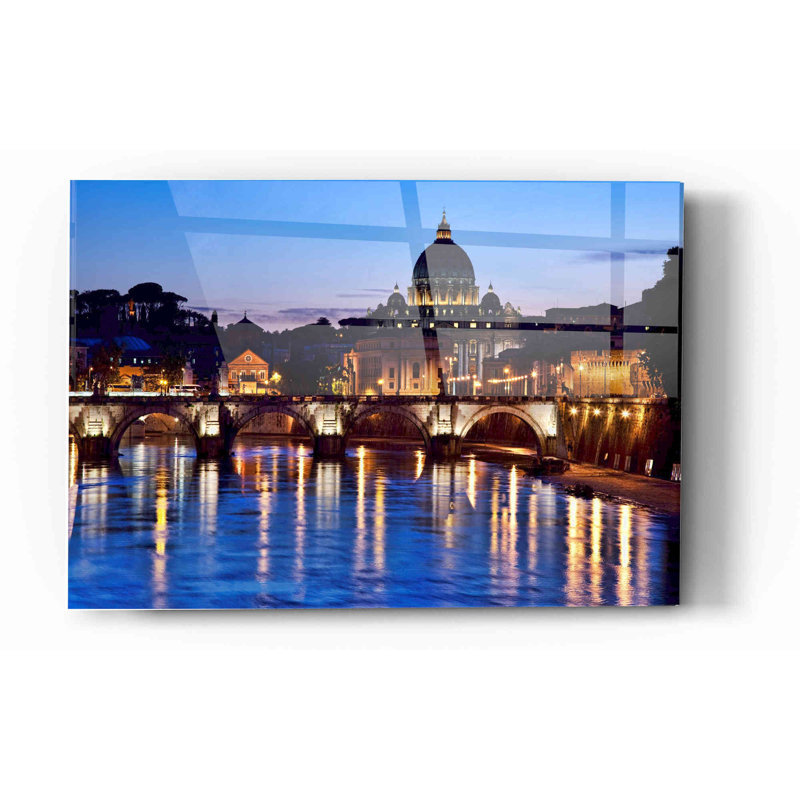 «Evening Reflections», art mural en verre acrylique, H 12 po x l 16 po x P 0,12 po