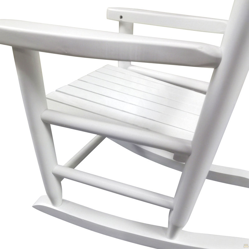 Chaise berçante pour enfants, blanc