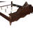 Constantine Wood Panel Bed in Cherry-92929618