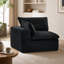 Canapé modulaire composé de mousse grise segmentée et emballé sous vide ; comprend un accoudoir droit permettant une configuration flexible — un fauteuil minimaliste, durable et décontracté, idéal pour le salon.