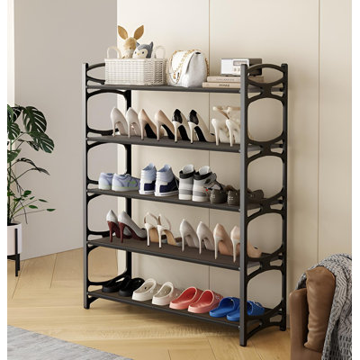 Range-chaussures multicouche creux, range-chaussures simple noir