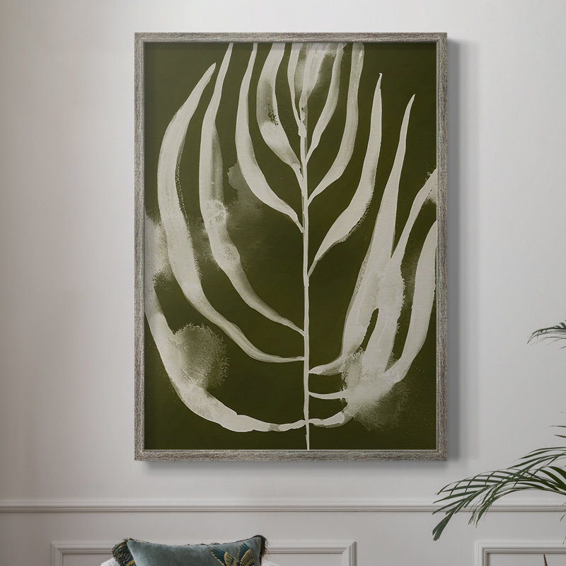 «Organic Bloom IV», reproduction encadrée - bois massif, H 11 po x l 9 po