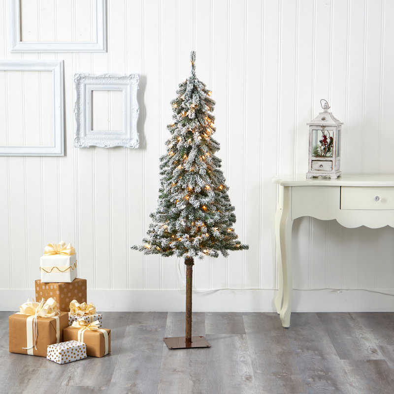 Arbre de Noël artificiel vert 1 pi, H 5 pi