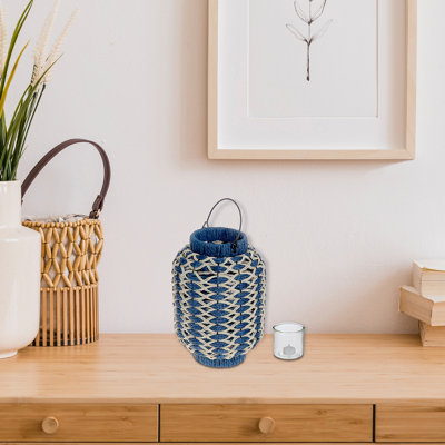 Anya Rope Lantern With Handle Large