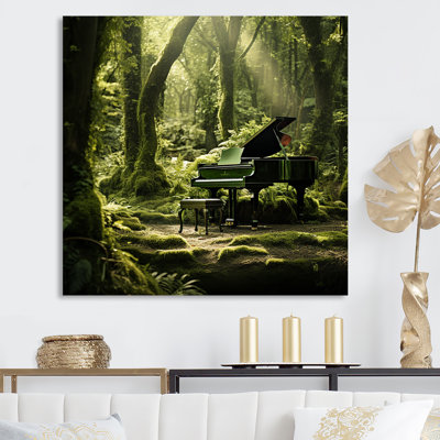 Piano Forest Serenade sur toile