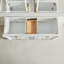Fully Assembled 60'' Freestanding Double Bathroom Vanity with 2 Handle Sets and High-Quality Marble Countertop