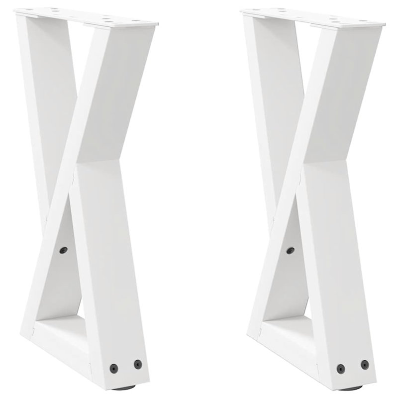Table Leg, 43.3cm H x 28cm W, White