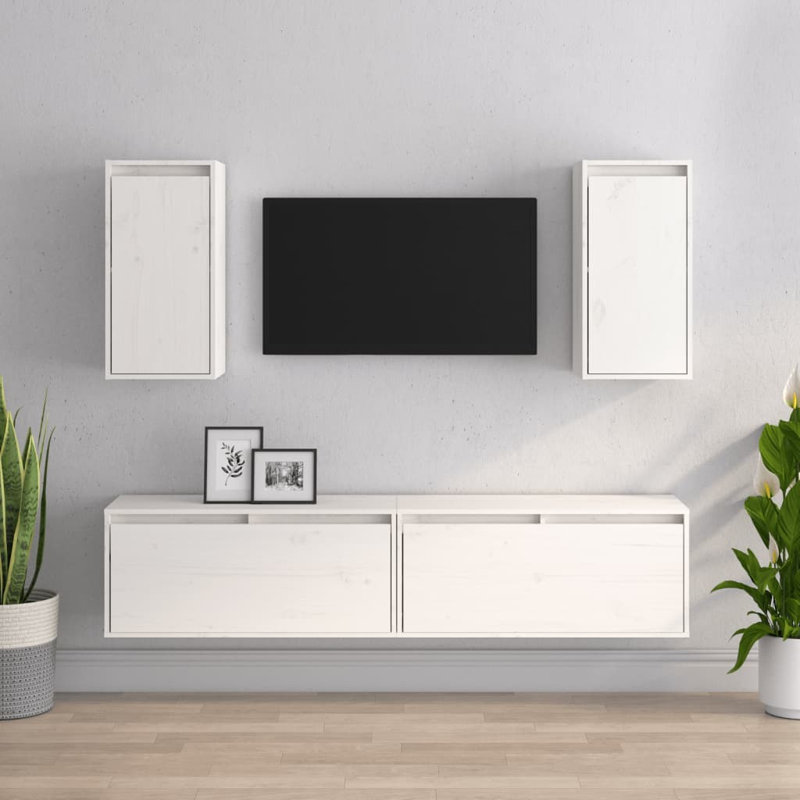 Gerboth Unfinished Entertainment Centre, White