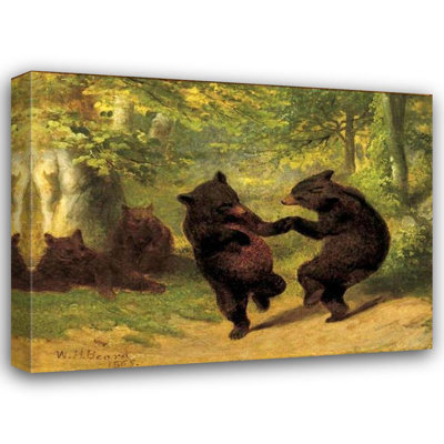 Millwood Pines Beard, William Holbrook Gallery Wrapped Canvas Art Titled: Dancing Bears