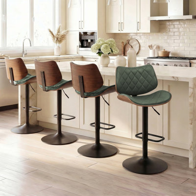 Raquita Faux Leather Upholstered Bar Stools