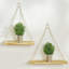10,2 "10,5" Faux herbes topiaire en pot en métal (2 pièces) pour la décoration des tablettes