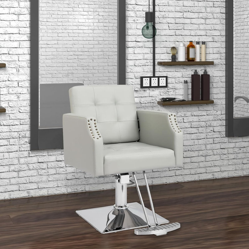 Fauteuil de massage en faux cuir, Similicuir gris
