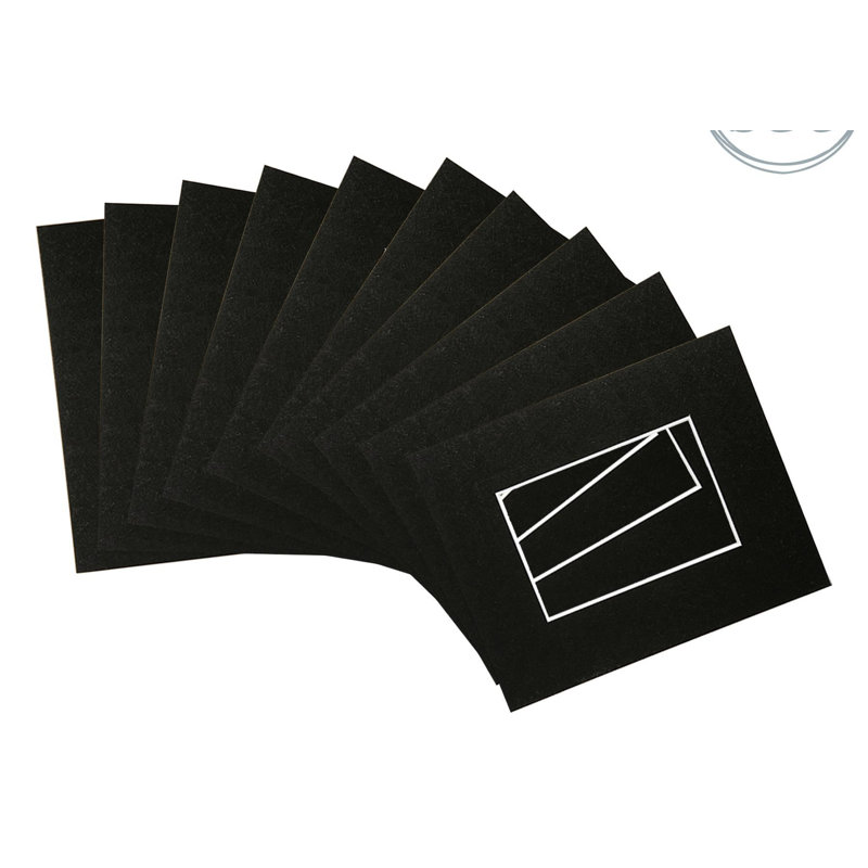 Nicola Spring - Picture Mounts, 25cm H x 20cm W x 0.5cm D, Black