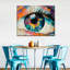 Œil abstrait sur toile-1493007792