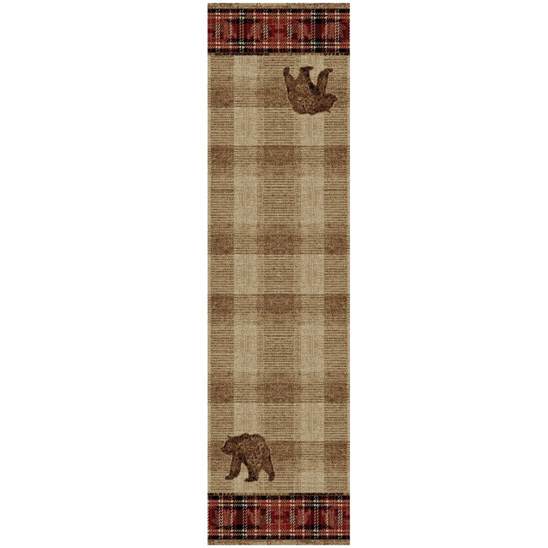 Lucama Plaid Indoor Rug, Runner 2'3" x 7'7"