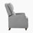 Dazzlyn 29.5" Traditional Textured Fabric Push Back Recliner with Solid Wood Feet, Compact Design & Foam Over Coils-1954103481