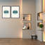 Coastal Retreat Oceanic Duology: Abstract Circles Diptych-618073099