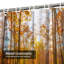 Magnifique rideau de douche or orange avec 12 crochets-125376656