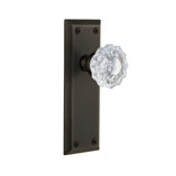 Grandeur Fifth Avenue Plate Pasage with Versailles Crystal Door Knob