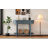 Elegant Retro Console Table With Curved Design And Smooth Glaze-123005111