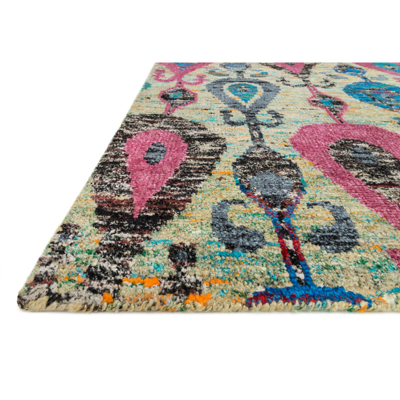 Dalmar Silk Ikat Indoor Rug, Rectangle 2' x 3'