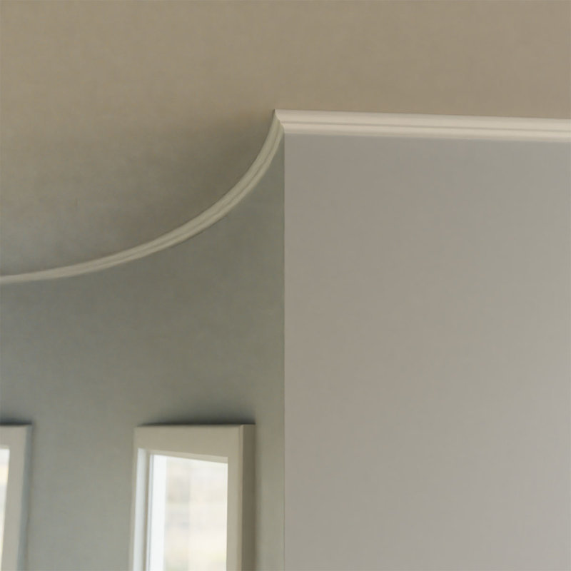Moulure couronnée flexible