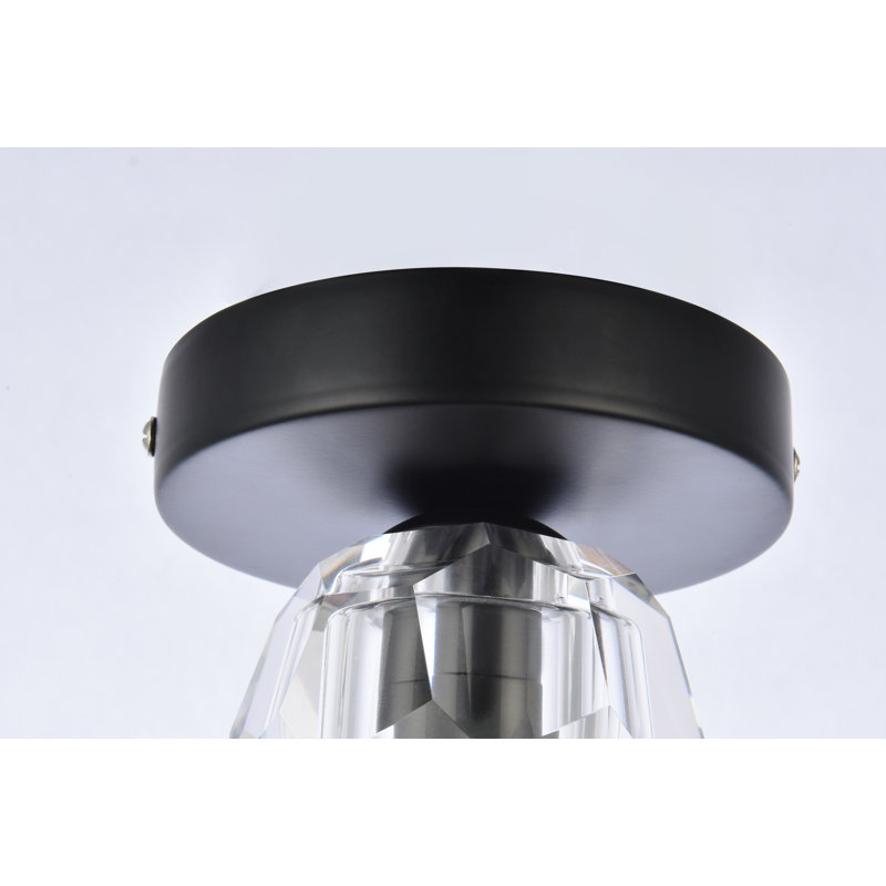 Plafonnier encastré 4 lumières Arlillian, Noir