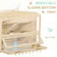 Cage en bois pour hamster - 3 niveaux avec balançoires à bascule, bouteille d'eau et centre d'activités intriguant